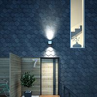 Slate ventilated facade HONEYCOMB