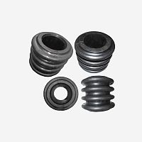 Round bellows rubber