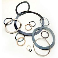 Elastic washer bearingroundcorrugated