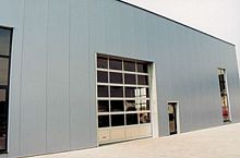Facade sandwich panel FISCHERTHERM LL 40metal facingpolyurethane foam core
