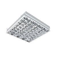 Recessed ceiling light fixture PARABOLELEDsquareIP54