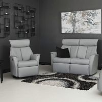 Contemporary armchair BOSSfabricleatherfoam