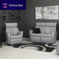Contemporary armchair BOSSfabricleatherfoam