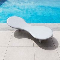 Contemporary sun lounger Orgone Lidofiberglassfiberglass3-legged
