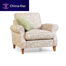 Traditional armchair Djursholmfabricwith removable cushionupholstered