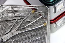 Instrument sterilization basket 13-1041Pperforatedwire
