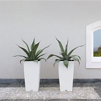 Rattan planter 3contemporaryoutdoor