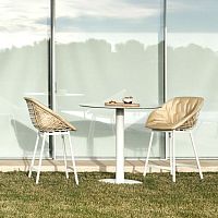 Contemporary bar chair CANASTAindooroutdoorfabric