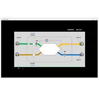 Ventilation system touch screen TACTOUCH wall-mounteddigital displayindoor