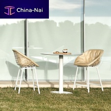 Contemporary bar chair CANASTAindooroutdoorfabric