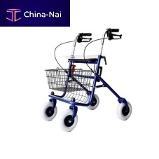 4-wheel rollator G-D11-7-RO7aluminumwith seat