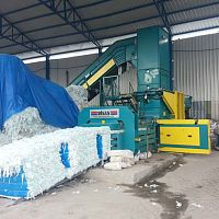 Horizontal baling press DKBP series top-loadingfor paperfor plastics