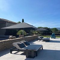 Double sun lounger Bain de soleil 2 placescontemporaryBatyline®PVC covering