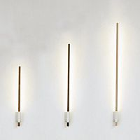 Contemporary wall light VERTICALindoorwoodenLED