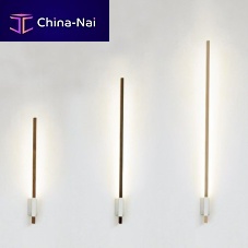 Contemporary wall light VERTICALindoorwoodenLED
