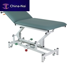 Physiotherapy examination table H05hydraulicheight-adjustablewith adjustable backrest