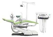 Dental treatment unit with chair WOVO A1with delivery systemwith light