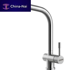 Countertop mixer tap PELICANstainless steelkitchen1-hole