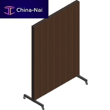 Removable partition SPACE DECOR SILENCEwoodenMDFpolyester