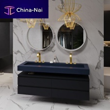 Wall-mounted washbasin SAGITTA PLUS SLIMCorian®customcustomizable