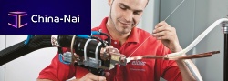 Induction brazing torch air-cooled