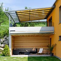 Patio canopy TD 1aluminumfabricglass