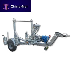Hydraulic trailer TTA 1577for cable drumssingle-axletowed