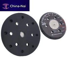 Sanding abrasive disc 6" 15 HOLES BLACK SHORT NAP