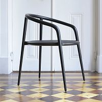 Contemporary chair ARANHAindoorleatheroak