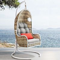Contemporary hanging chair SHENZHOU X outdoorfabricwicker