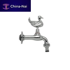 Drinking fountain single tap ANATRA Kwall-mountedchrome-plated brassgarden