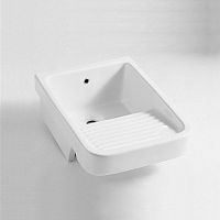 Wall-mounted laundry sink HEAVY DUTYceramic