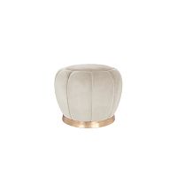 Contemporary stool FLORENCE STOOLvelvetpolished brass basecommercial