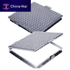 Galvanised steel manhole cover square