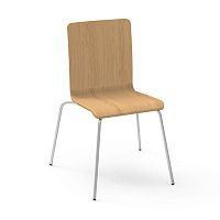 Contemporary chair RETA.Sin fire-retardant fabricwoodenbeech