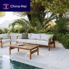 Contemporary sofa Pomalo outdoorfabricwhite