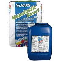 Roof liquid waterproofing MAPELASTIC SMARTpatiofor balconywall