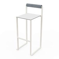 Contemporary bar chair LBS226outdoorindoorfabric