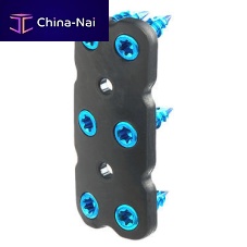 Cervical compression plate CarboClear® lockingmetallic1 level