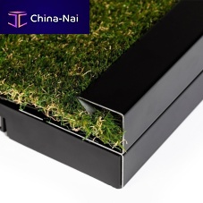 Metal edge trim outside cornerLedge
