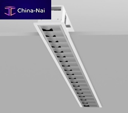 Recessed ceiling light fixture TL-T8fluorescentrectangularIP20