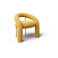 Contemporary chair TUBEindooraluminumleather