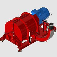 Rotor pulverizer TU serieshorizontalfor metalshigh-speed