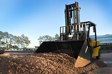 Forklift truck bucket
