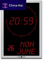 Airport clock LEDICA® Seriesdigitalquartz