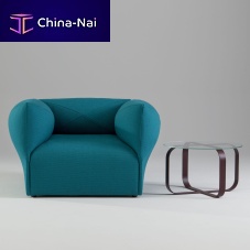 Contemporary armchair BLOBfabric
