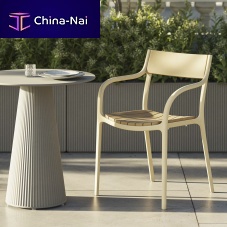 Contemporary chair Madison outdoorwoodenfabric