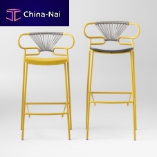 Outdoor bar chair GENOA MET PU CROSScontemporaryindoorfabric
