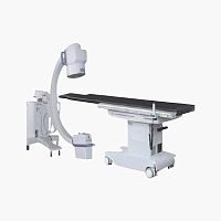 Angiography table with tube stand Olympian 9000