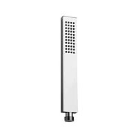 Rectangular hand shower ROCKchrome-plated brasscontemporarywhite